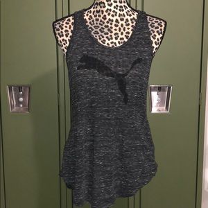 Puma racer back workout gym tank top Large